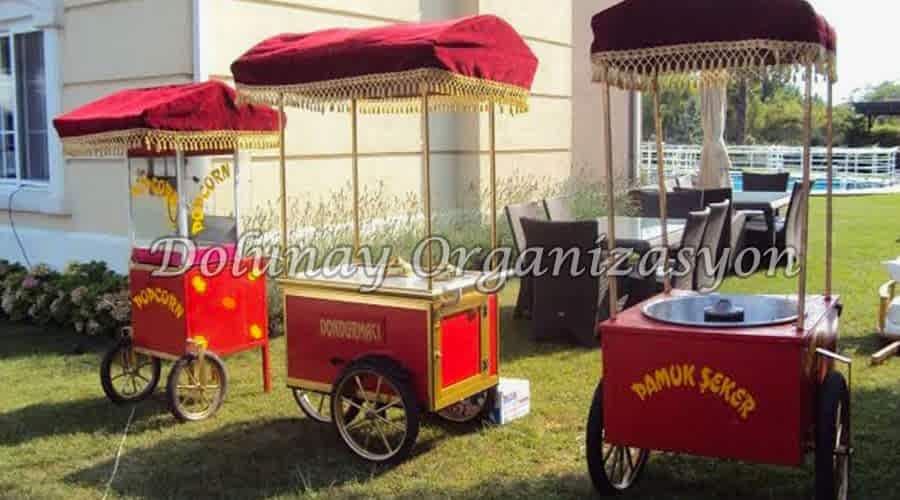 Pamuk Şeker Arabası Kiralama